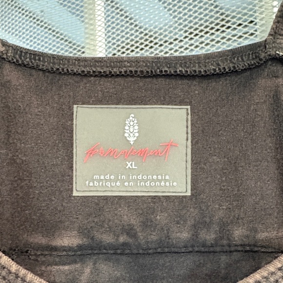 Free People FP Movement Hot Shot Jumpsuit Black Sleeveless Jumpsuit with Pockets - Picture 2 of 5